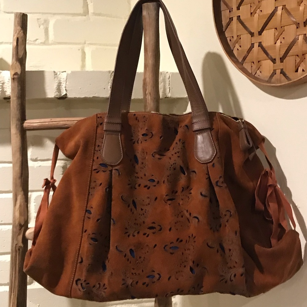 Suede leather Boho Bag / Purse